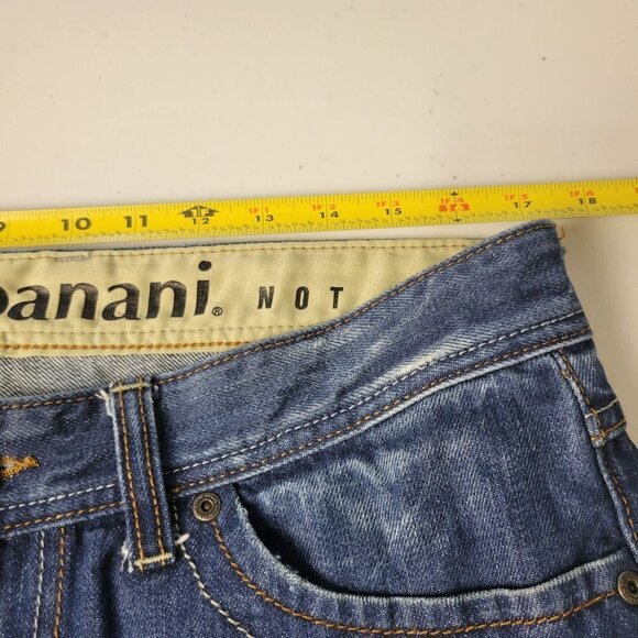 bruno banani Men's 33 x 32 Relaxed Fit Distressed Mid Rise Straight Leg Jeans - Picture 13 of 16